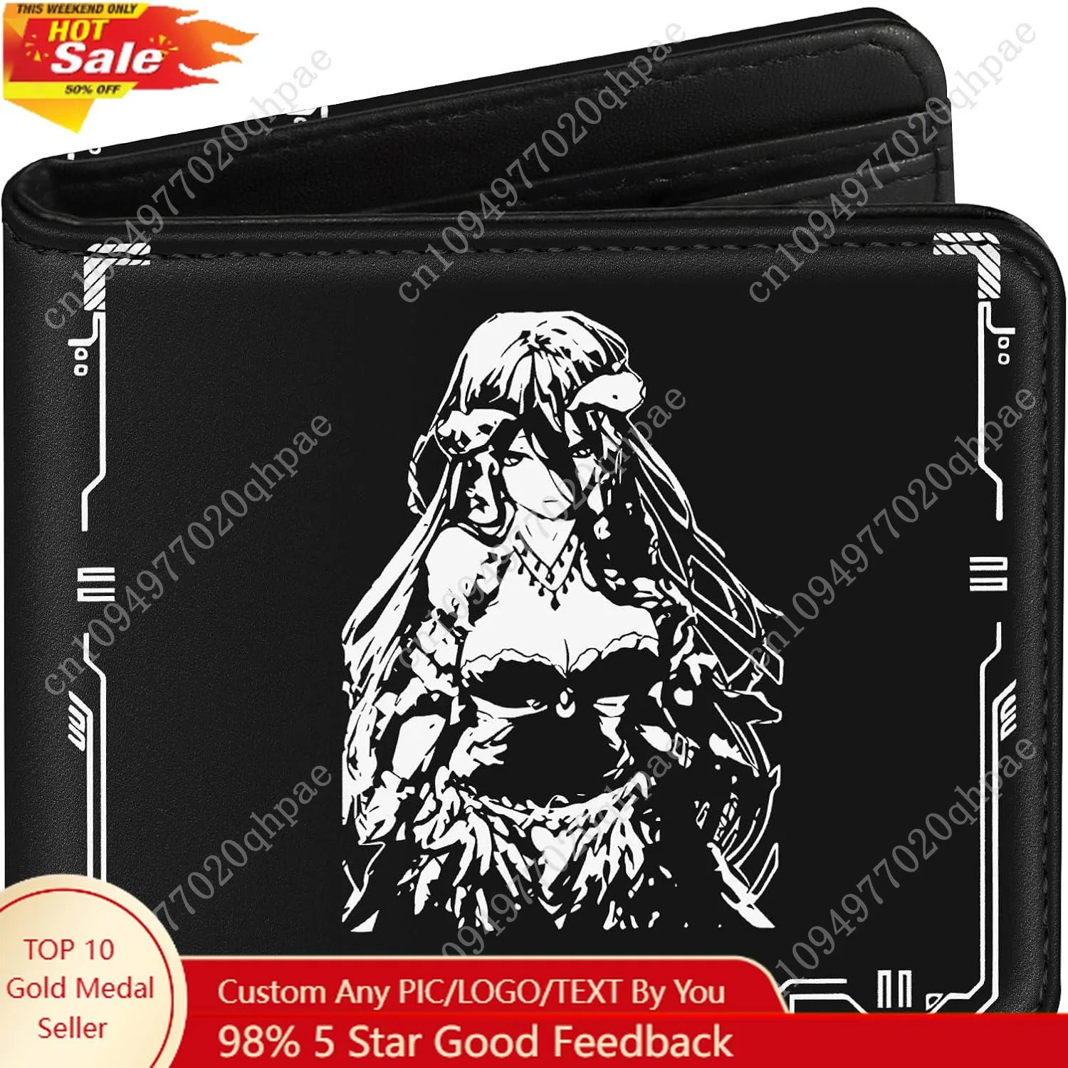 

Bistup Boys Wallet Cute Leather Bifold Wallet for Men Women Cartoon Anime Cool Design Credit Card Cash Id Holder Rfid Blocking B