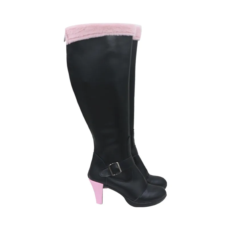 KOF The King of Fighters Shermie Cosplay Shoes Boots Halloween Party Christmas Cosplay High Heels Boots