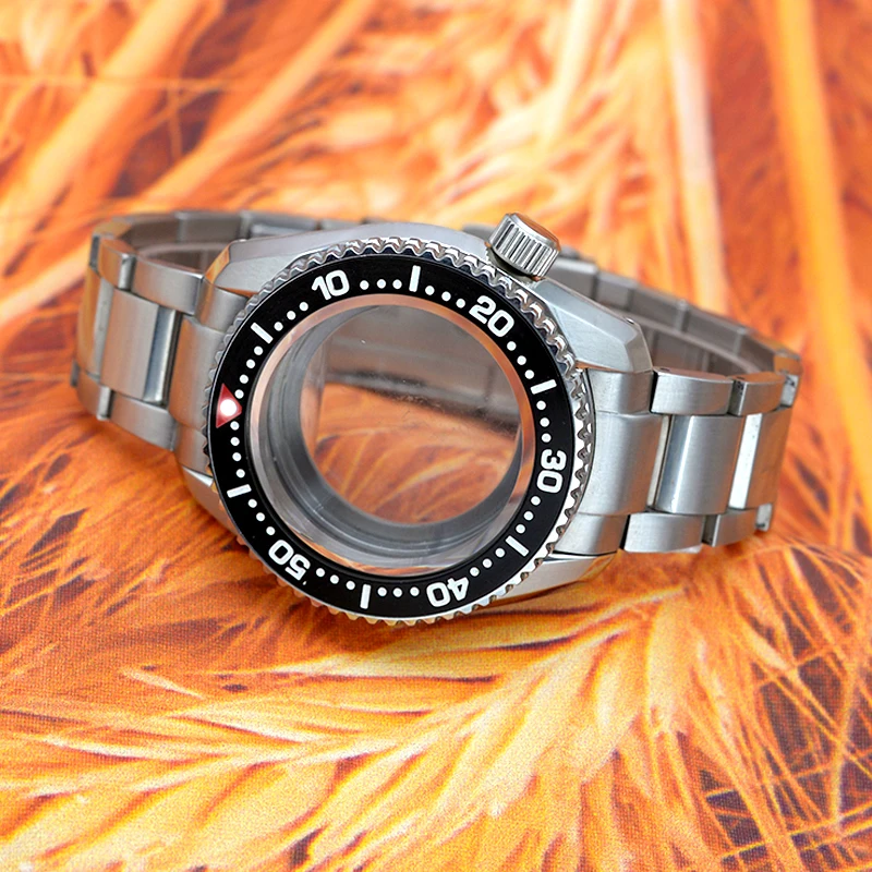 Watch Case Silver SPB185 SPB187 With Sapphire Crystal 100M Waterproof Fit NH34 7S26 NH35 NH36 Watch Repair Parts Gift