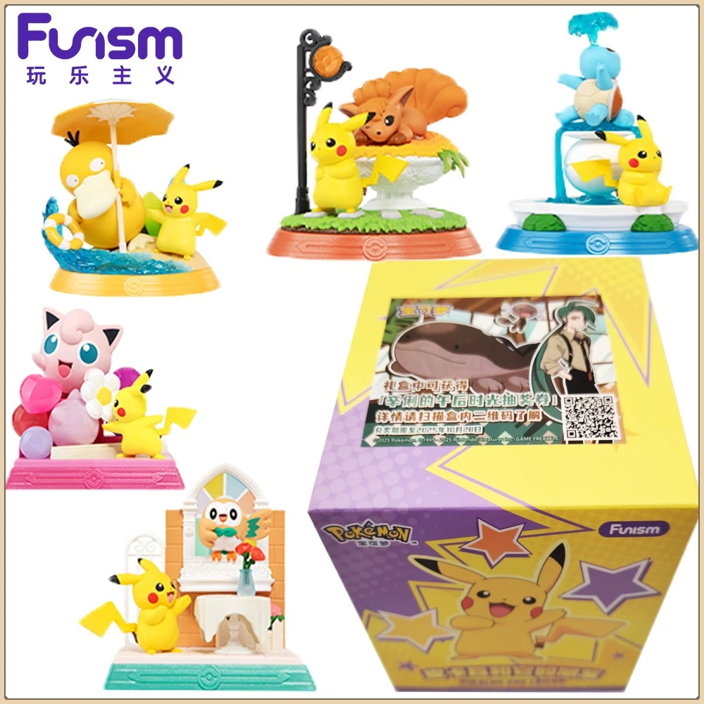 

New Funism Pokemon Pikachu and Friend Series Blind Box Creative Anime Peripheral Figures Fashion Model Toys Exquisite Fun Gifts
