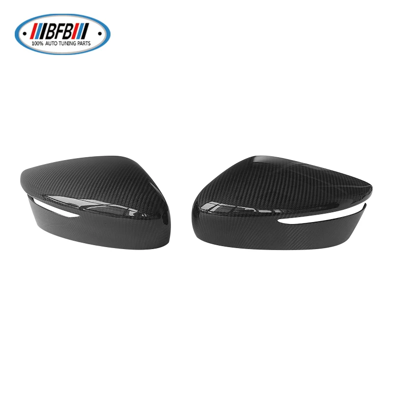 Fit For Nissan 400Z 2022UP DRY CARBON FIBER Rearview Side Wing Mirror Cover Caps