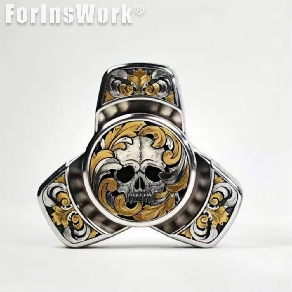 ของเล่นหมุนโลหะแบบมินิมอล C.DEER ของเล่นคลายเครียด ของเล่นหมุนนิ้ว ของเล่นคลายความเครียด