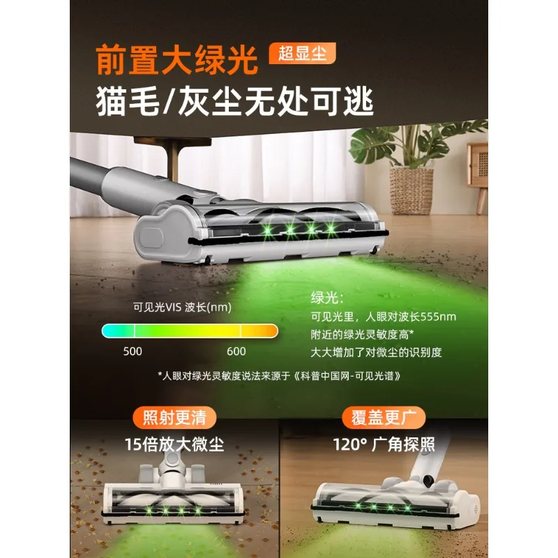 

Wireless vacuum cleaner household large suction handheld powerful cat hair vacuum cleaner