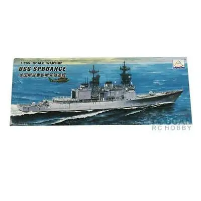 Mini hobby 80913 1/700 uss spruance Zerstörer Schlacht schiff Kunststoff Display Modellbau satz mit Motor th07970