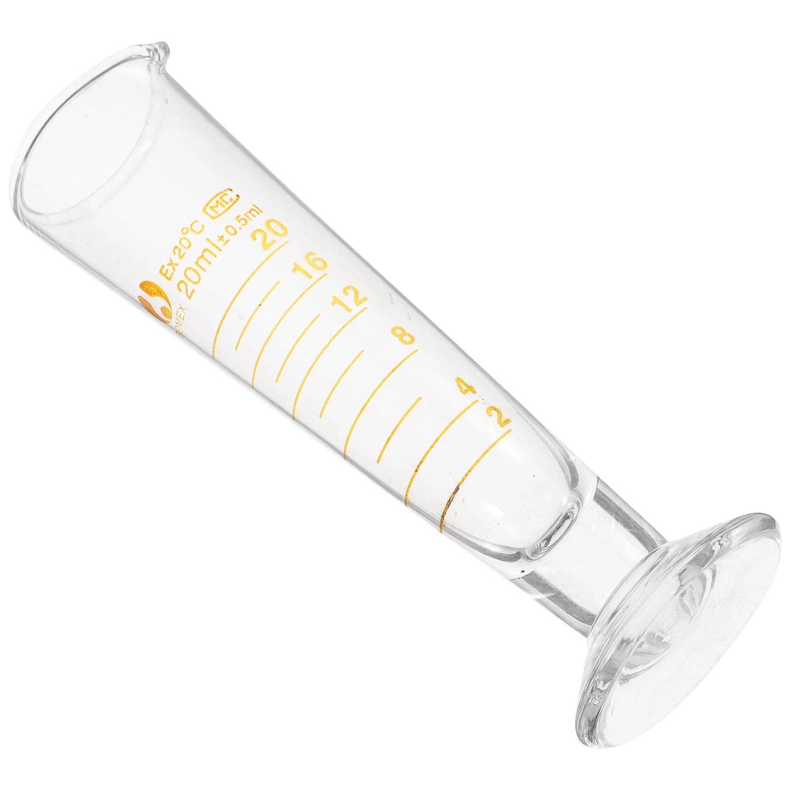 Copo de medição pequeno, copos líquidos de vidro, produtos vidreiros de química, copos triangulares de laboratório