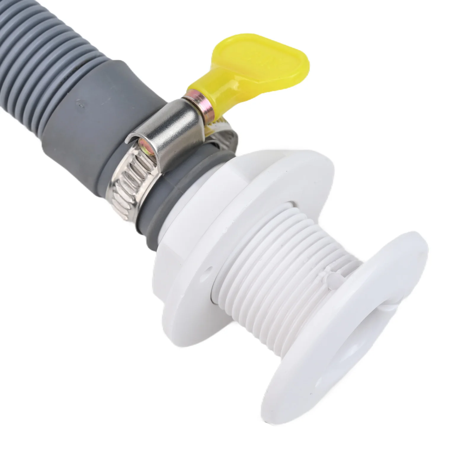 Boat Bilge Pump Installation Kit with 34 Inch Hose Complete Set with Hose Clamps and Thru Hull Fitting for Easy Setup