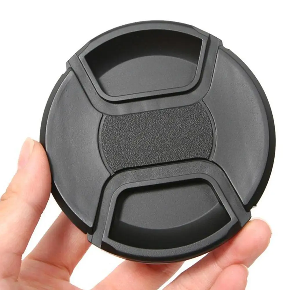 

55mm Wordless Lens Cover DSLR Camera Lens Cover Dust Cover Unlabeled Camera Lens Protection Cover