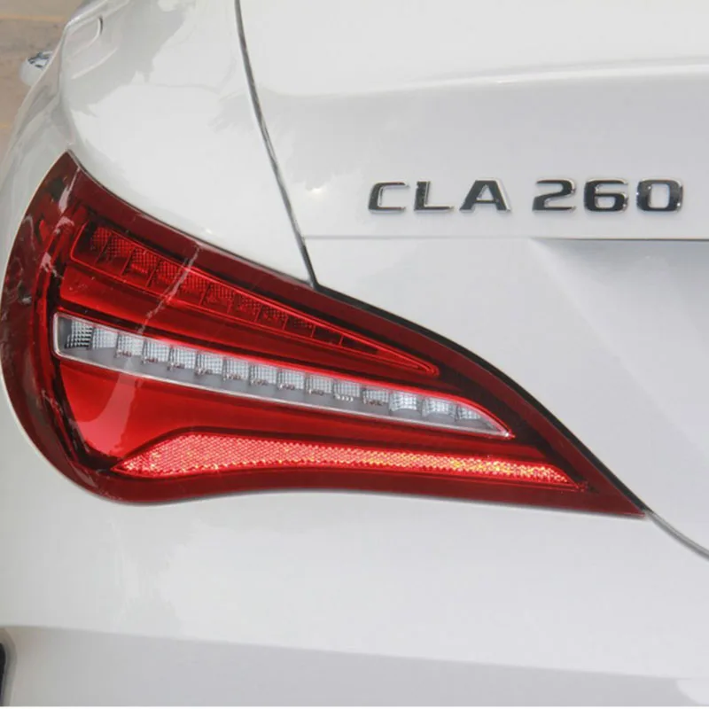 3D ABS Logo CLA200 CLA35 CLA180d CLA220d CLA45 Emblem Letters Car Trunk Sticker For Mercedes Benz AMG C117 W117 C118 Accessories