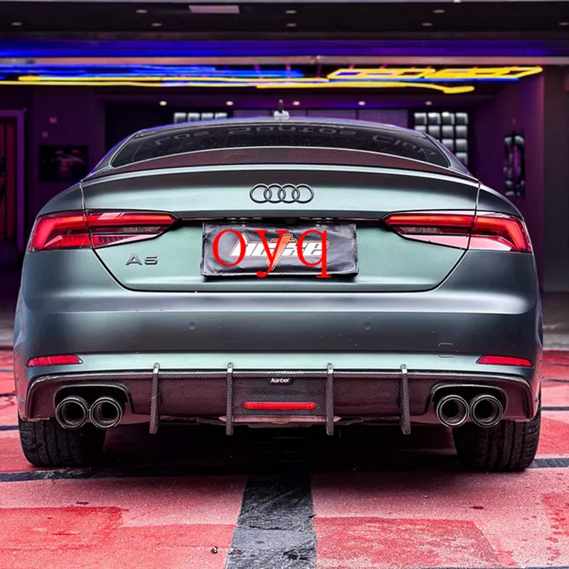 

For Audi a5 S5 2017-2023 high quality Carbon Fiber rear boot Wing Spoiler Rear Roof Spoiler Wing Trunk Lip Boot Cover