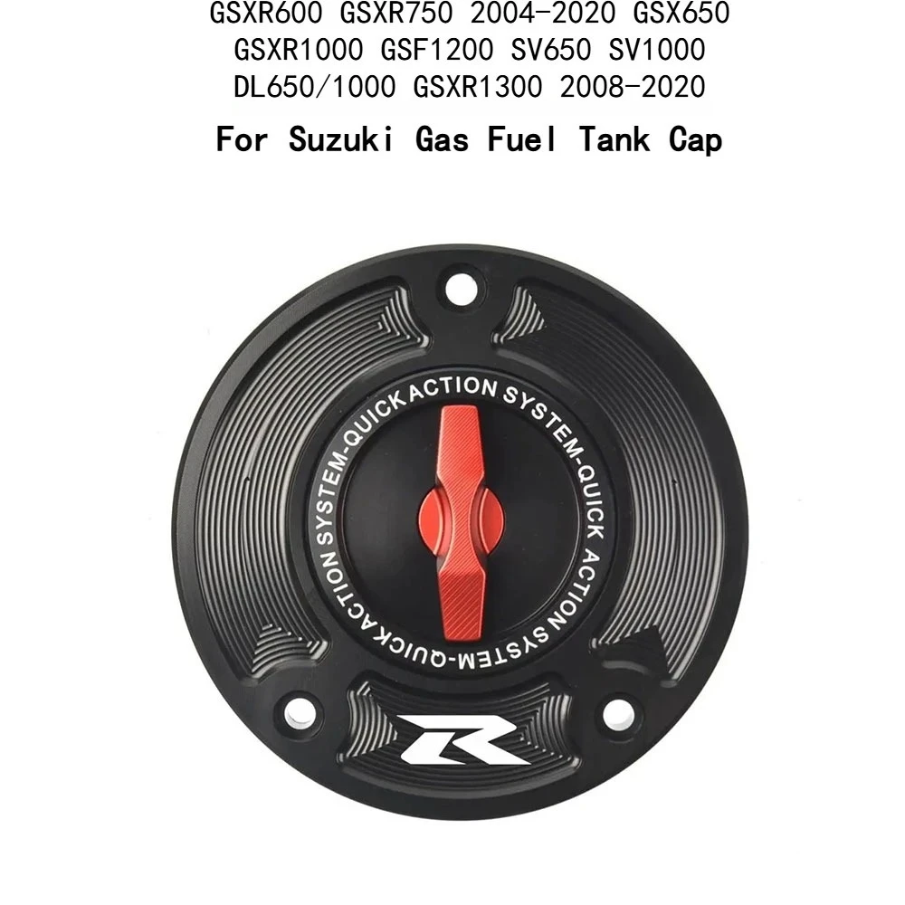 Tappo Serbatoio Carburante per Suzuki GSXR600 GSXR750 2004-2020 GSX650 GSXR1000 GSF1200 SV650 SV1000 DL650/1000 GSXR1300 2008-2020