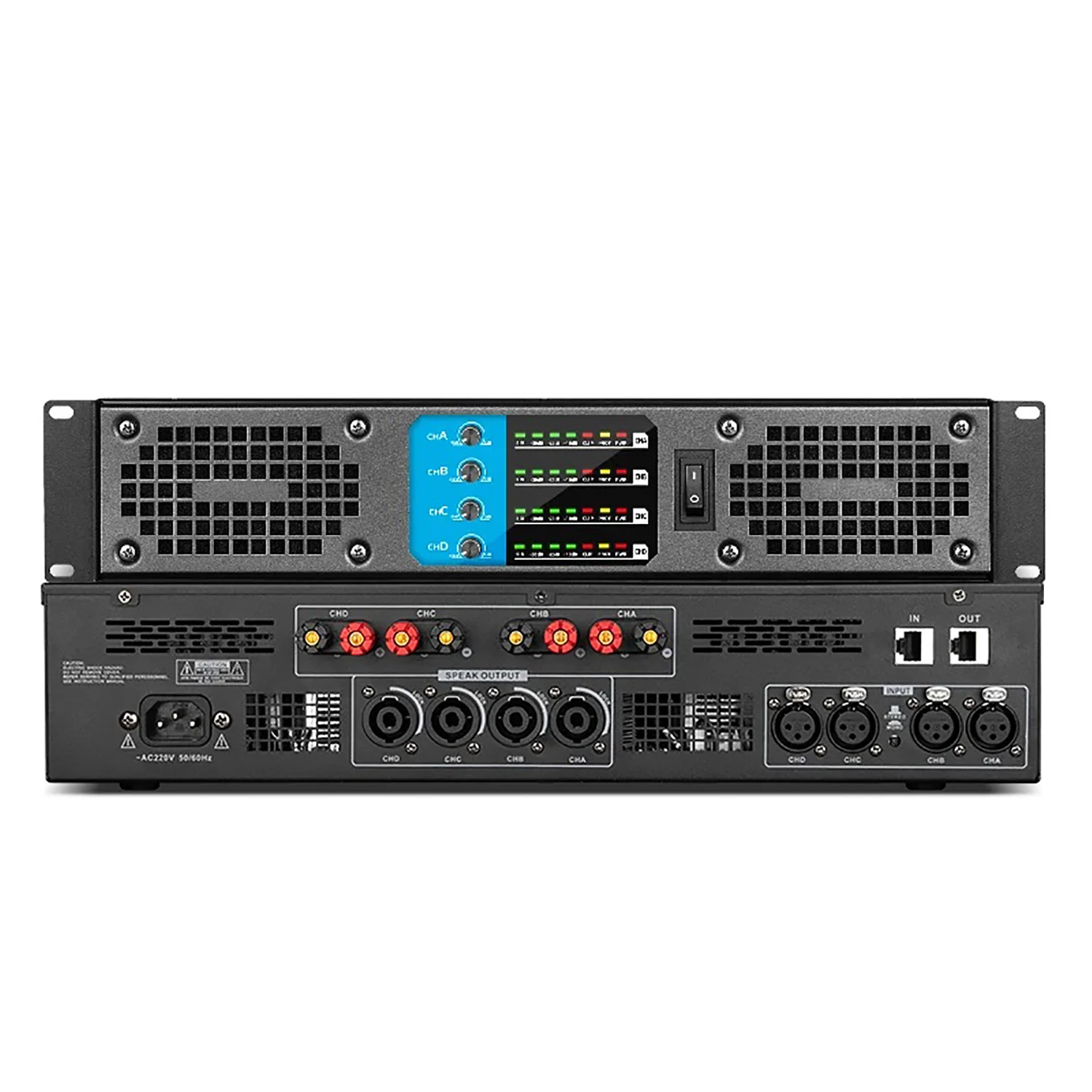 

Professional Sound Equipment Amplifier 600W 10000W 4 Channels Powerful Amplifier for KTV Stage Concern Church