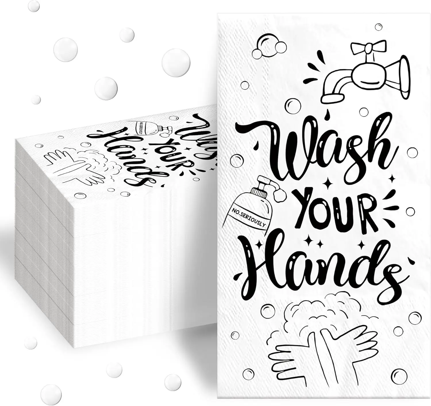 

200 шт. одноразовых полотенец для рук, 3-слойные бумажные салфетки для ванной, кухни, свадьбы, детского праздника