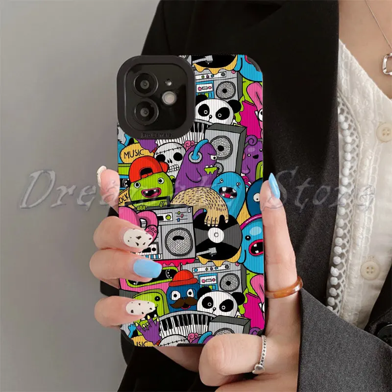 Funny Cute Cartoon Phone Case for Iphone 11 Pro Max Iphone 12 Pro Max Iphone 13 Pro Max Iphone 14 Pro Max Fashion Iphone Case