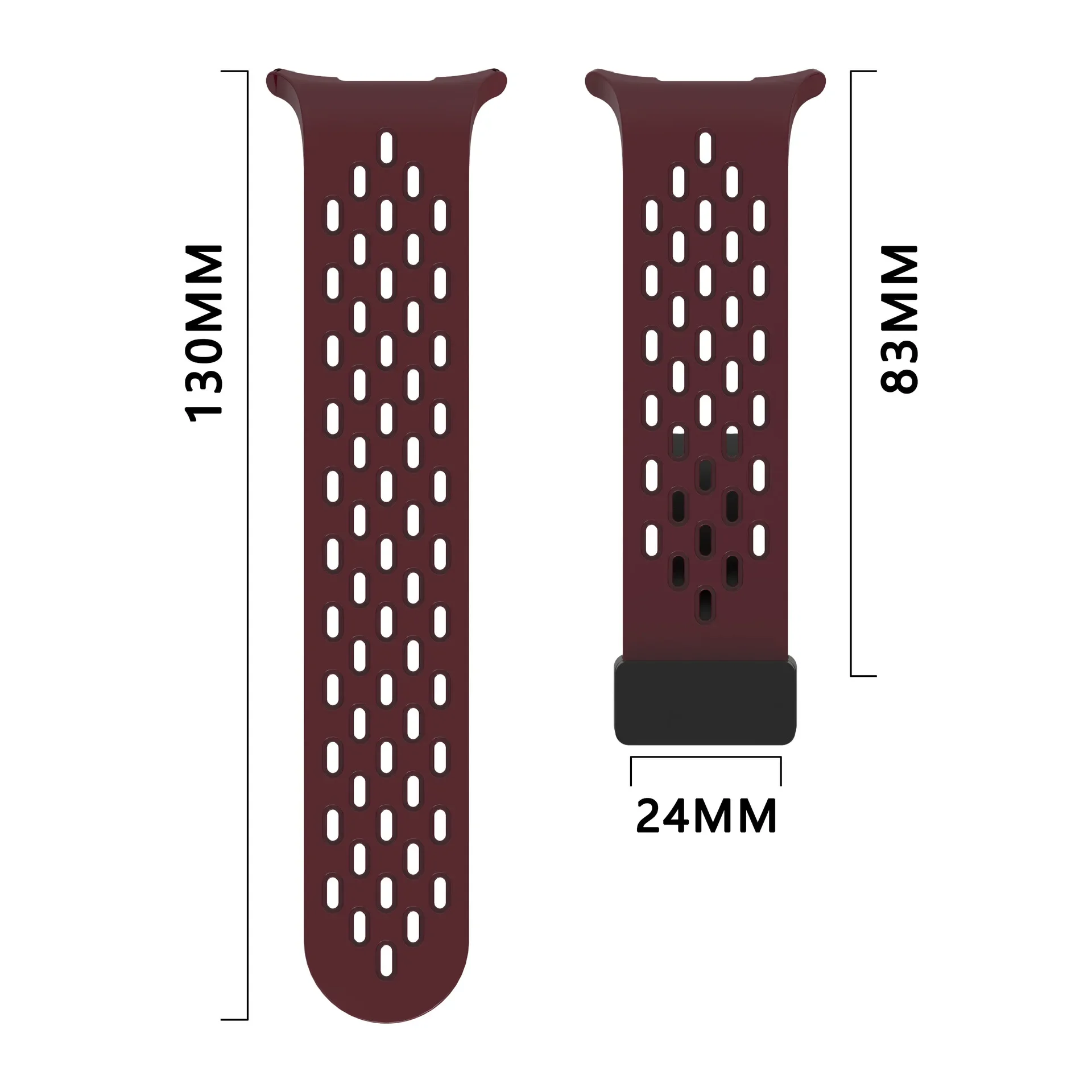 Ремешок магнитный складной для Samsung Galaxy Watch Ultra 47 мм, мягкий силиконовый браслет для Galaxy Watch 7 Ultra, браслет для наручных часов