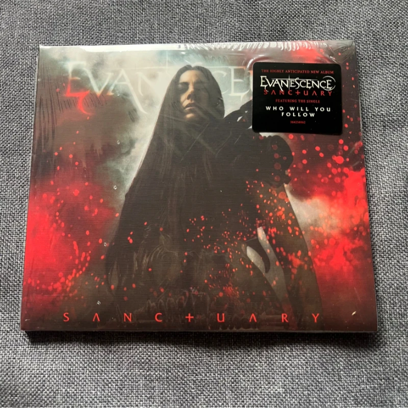 Gothic Metal E-Evanescence Sanctuary CD 2026 Nieuw Rockalbum, verzegeld, complete tracks, muziekdisc voor rockfans, verzamelcadeau