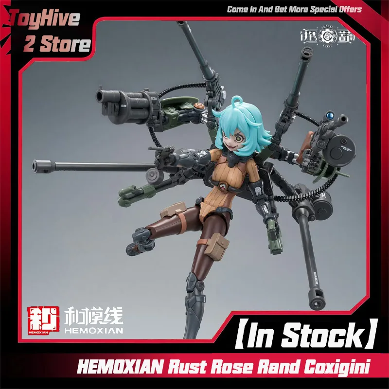 【New Products In Stock】HEMOXIAN Rhande Koskinen Coxigini 1/12 Mechanic Girl Movable Assembly Model Figure Action Figure Toy Gift