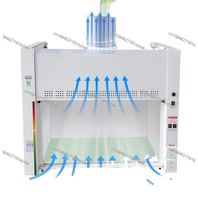 

Лабораторный настольный встроенный цельнометаллический антикоррозийный вытяжной колпак, лабораторный вытяжной колпак для экспериментальных стендов