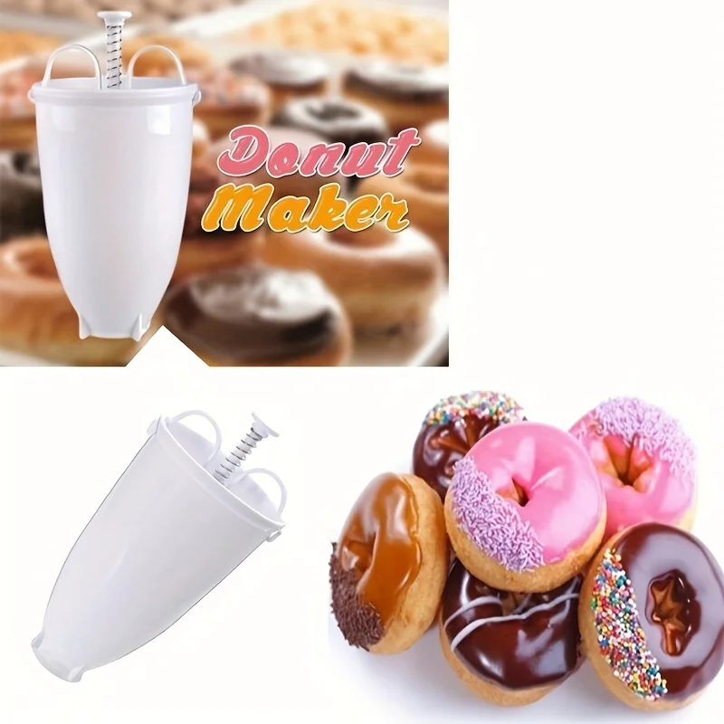 Custom.Easy-to-Use Doughnut Maker Kit - Donut Making Tools Home Baking, Food-Safe Plastic - BBQs, Outdoor Co