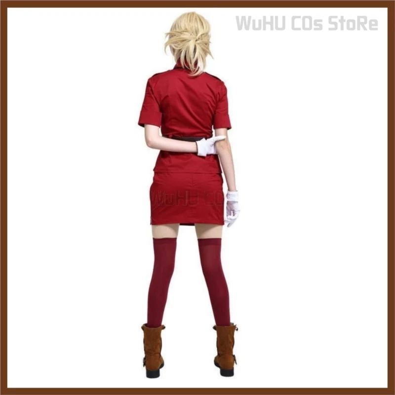 Anime Comic Cosplay Costume pour femme, Hellsing Herushingu, Seras Victoria, Vampire Red Police Uniform, Jupe Wig, Carnaval sexy imbibé