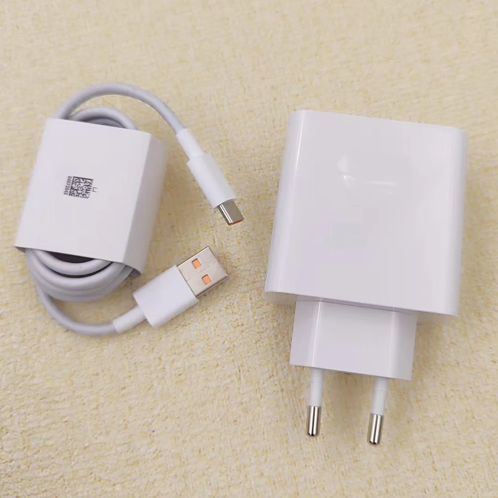 Original 100W EU Charger For Honor 400 300 200 100 Pro X70 X60 X50 GT Magic V3 V5 Fast Charge Wall Power Adapter 6A Type C Cable - náhled 6