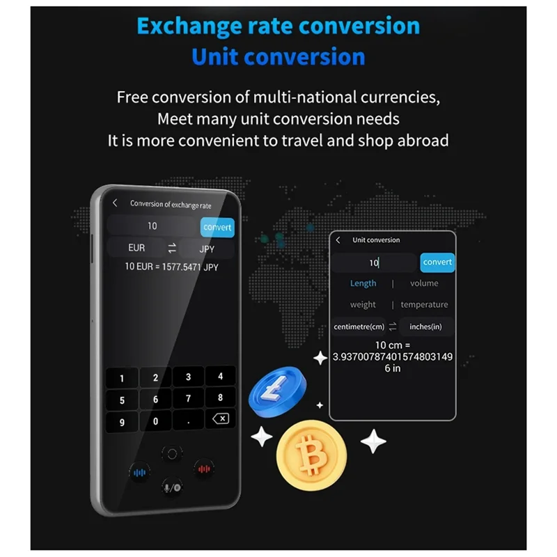 AA08-S85 Pro Wifi مترجم 138 لغة عبر الإنترنت مترجم تسجيل ذكي Chatgpt صوت دعم الصورة لغة المجموعة