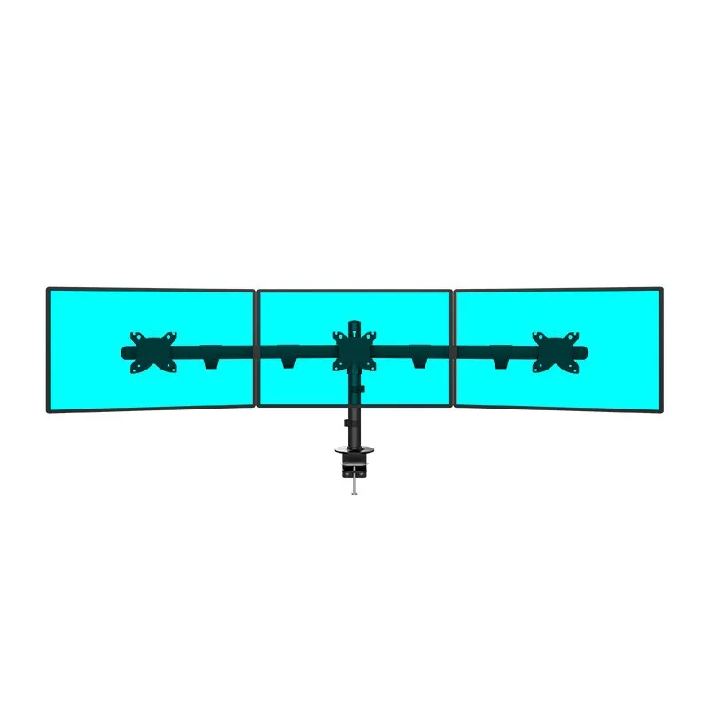 

LCD computer three-screen monitor bracket splicing simple desktop K placement base vesa bracket pass