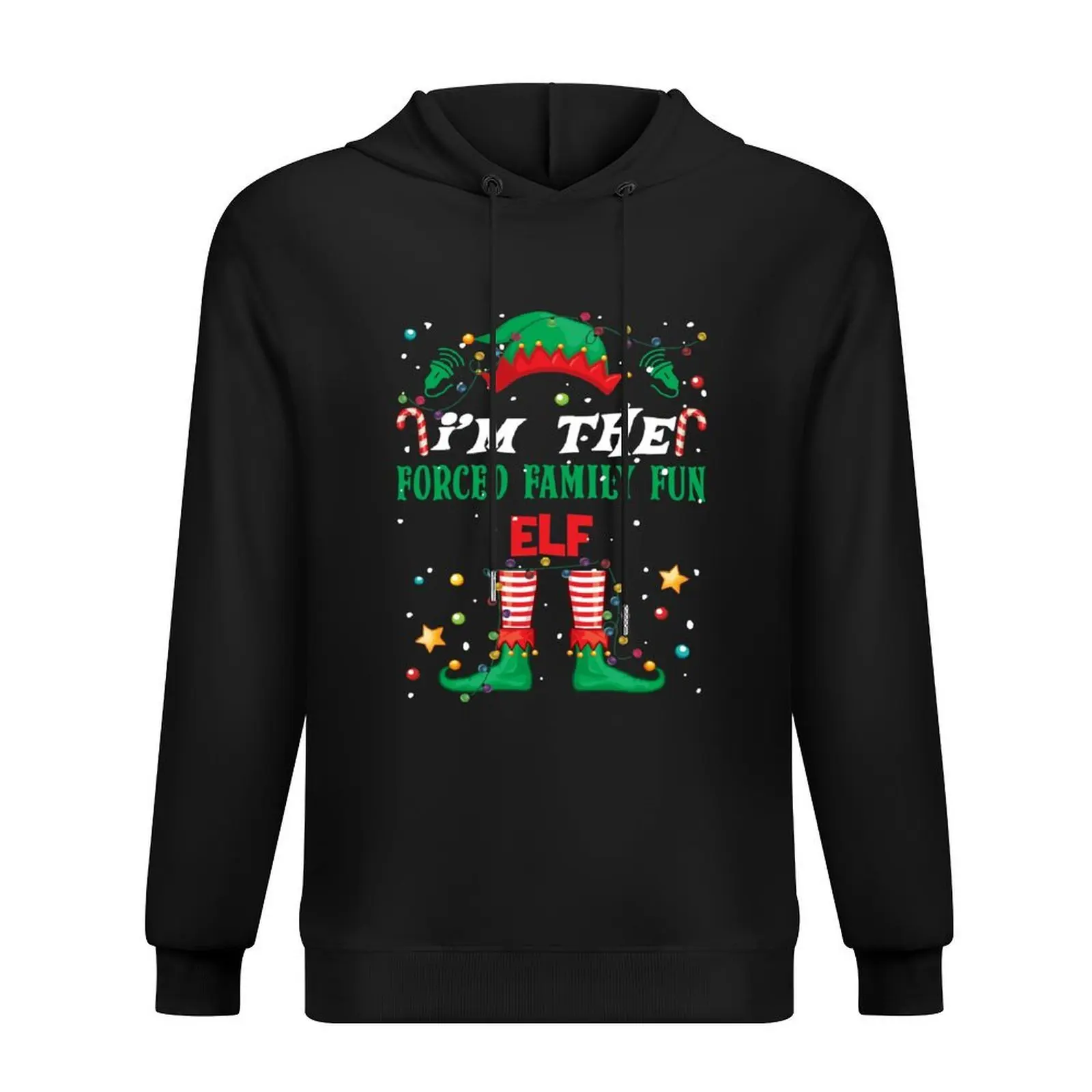 

I'm the Forced Family Fun ELF Hoodie autumn aesthetic clothing men clothing men's sweat-shirt set mens hoodies