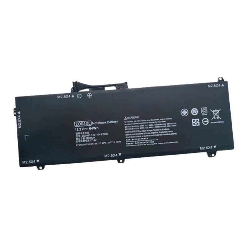 Новый сменный аккумулятор для ноутбука ZO04XL 15,2 В 3930 мАч для HP HSN-C02C Zbook HSTNN-LB6W HSTNN-C88C Studio G3 Series 808396-422