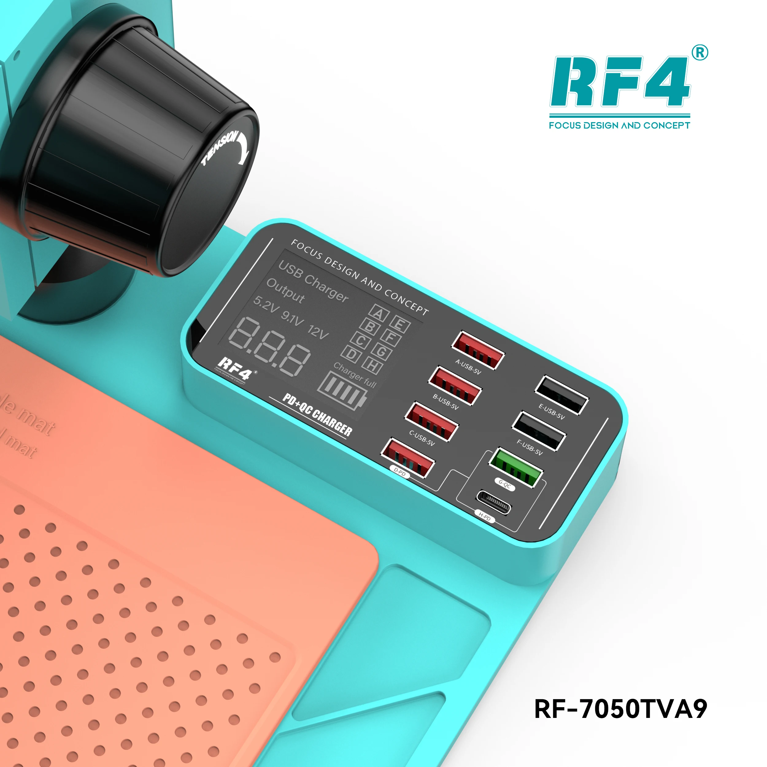 RF4-7050TVA9 Base Is Equipped With USB Interface Charger Microscope,Which Is Suitable For A Variety Of Maintenance And Detection