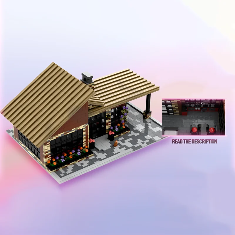 2495 قطعة MOC منزل مخصص حديث 4 نموذج مدني عالي التقنية هدية الكريسماس اللبنات تجميع لتقوم بها بنفسك فكرة لعبة عيد ميلاد الاطفال #5