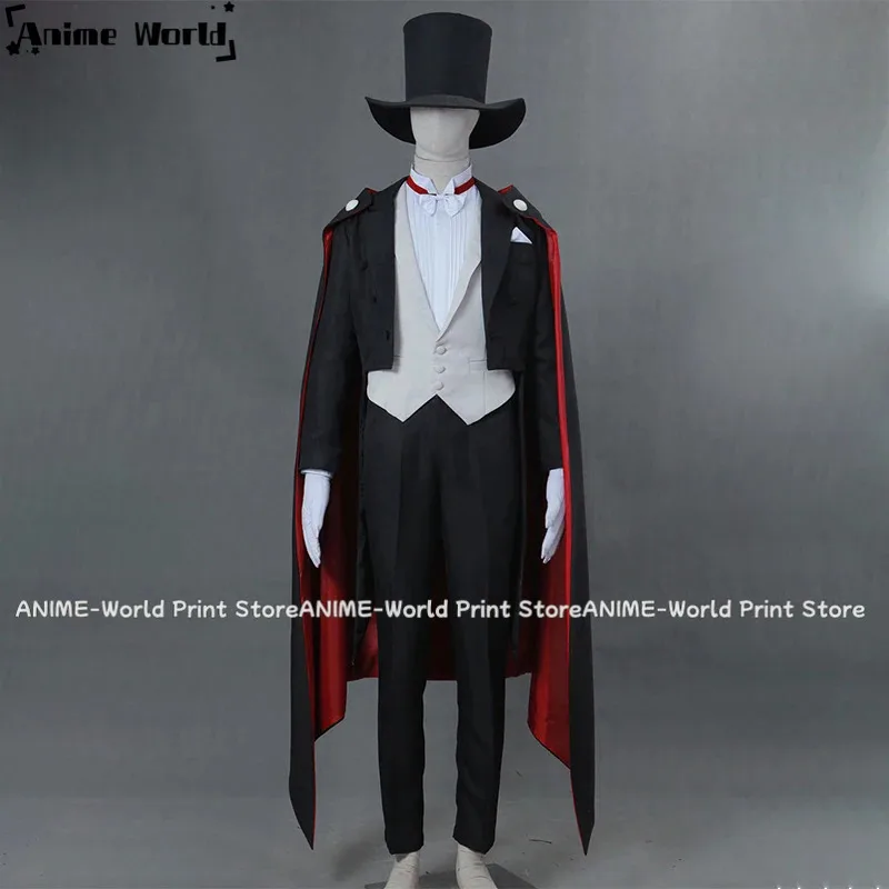 

New《Custom Size》Tuxedo Mask Mamoru Chiba Anime Cosplay Costume For Adult Men Women Halloween Full Outfits Custom Made2025