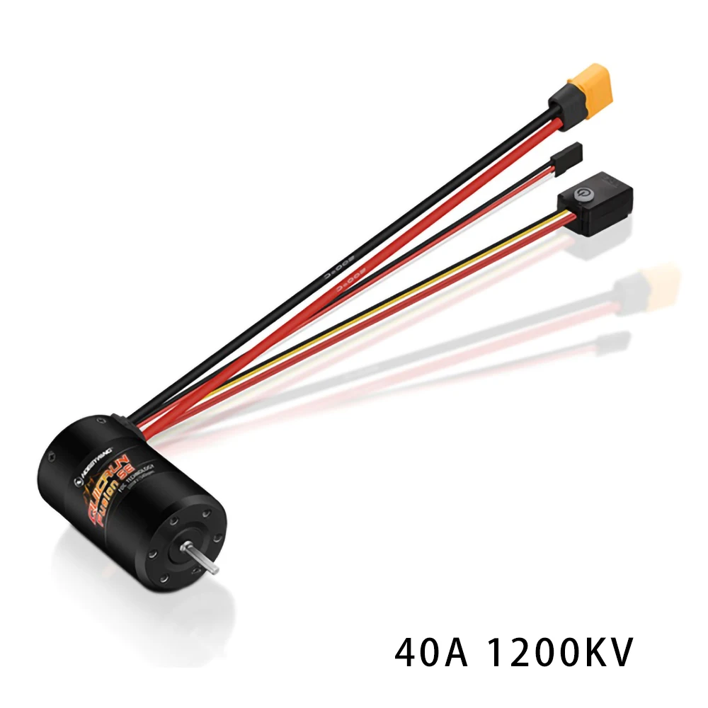 HOBBYWING QuicRun Fusion SE 40A 1800KV 1200KV Gecombineerde Motor ESC voor 1/10 1/8 RC Model Auto Crawler Accessoires - afbeelding 1