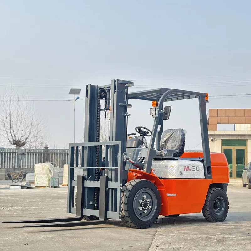 Professional Heavy Duty Diesel Forklift 3-5 Ton 4WD EPA Euro 5 with 3000mm Lifting Height for Warehouse Use