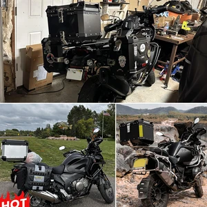 CNC Aluminium -Motorrad -Trunk -Top -Hülle, Reisegepäckbox, Vogue DS525X, Valica 525, DSX, 650D, 900Ds, Adv, 2022 8 Hauptverkaufsbaul für Scooter Moto - №8