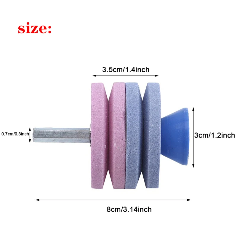 Garden Tools Fastest Knife Sharpener Blade Universal Grinding Rotary Drill Cutter Lawnmower Knife Sharpener