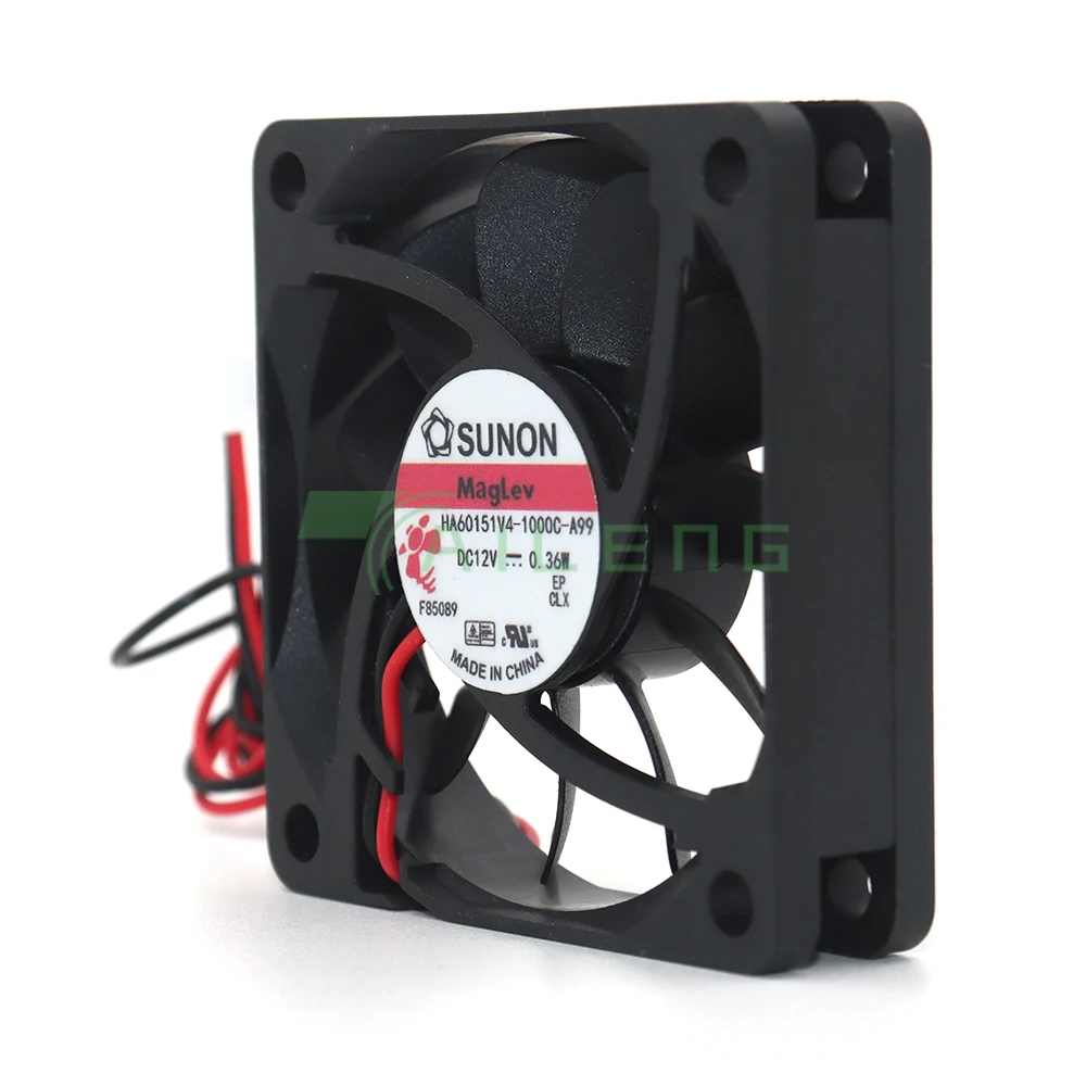 Imagem -03 - Ventilador de Refrigeração Ultra Silencioso Sunon Ha60151v41000c-a99 6015 6cm 60x60x15 mm dc 12v 0.36w Novo