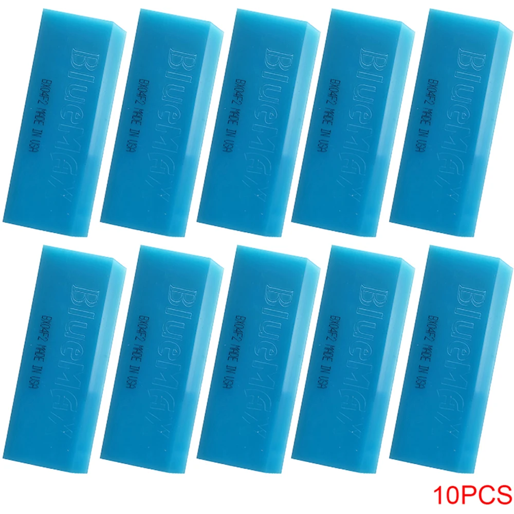 10PCS BLUEMAX Rubber Strip Window Clean Squeegee Blade Vinyl Car Wrap BLUEMAX Wiper Tint Tools Sticker Remover 10B02