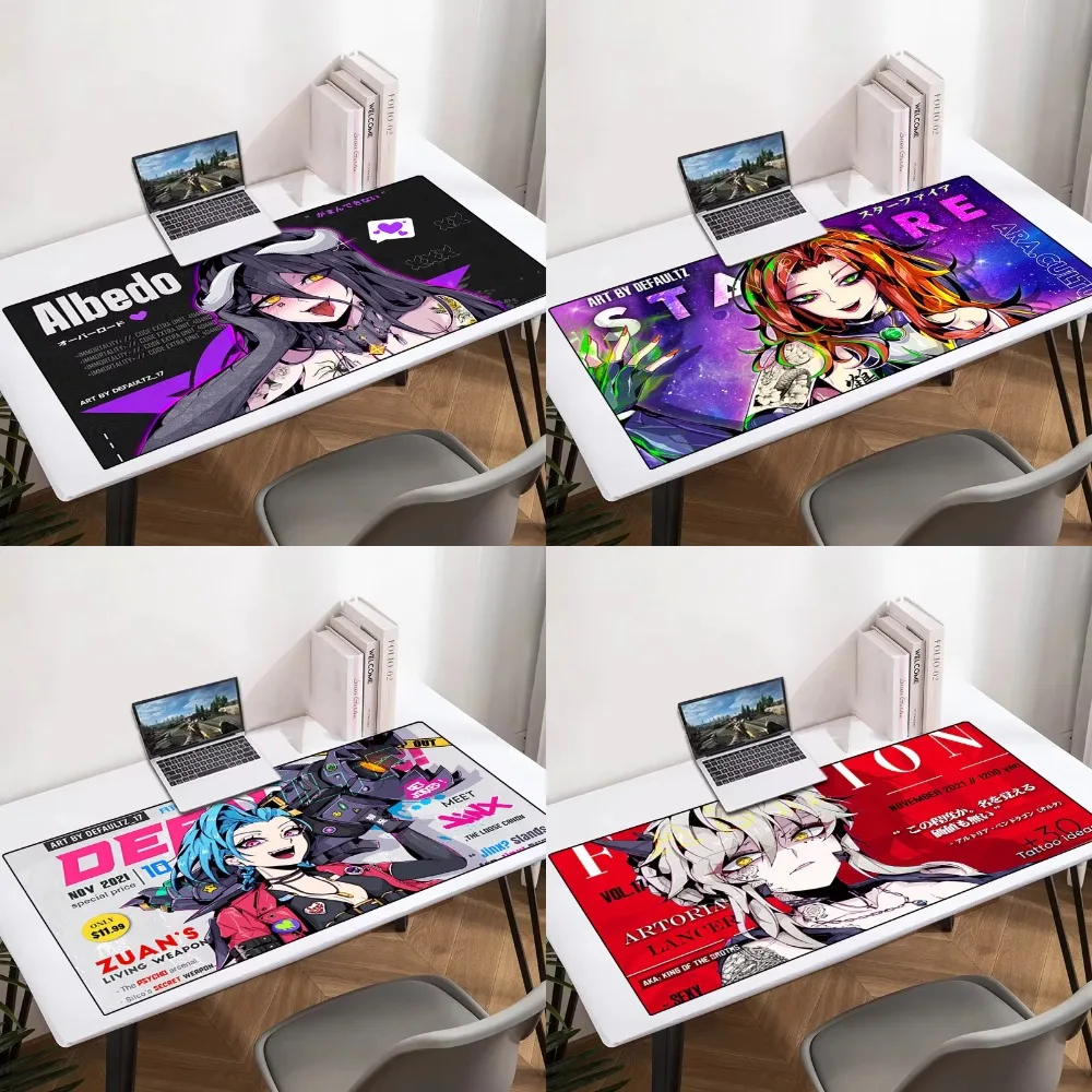 

ftvae большой коврик для мыши Gamer Albedo аниме сексуальные девушки резиновый коврик коврик для мыши игровые ноутбуки аксессуары для ПК настольный коврик коврик для мыши коврики Keyb