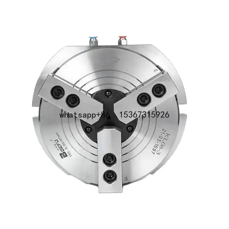 

4 Inch Vertical Hollow Pneumatic Chuck KL04Q-3 Power Chuck For drilling milling machine