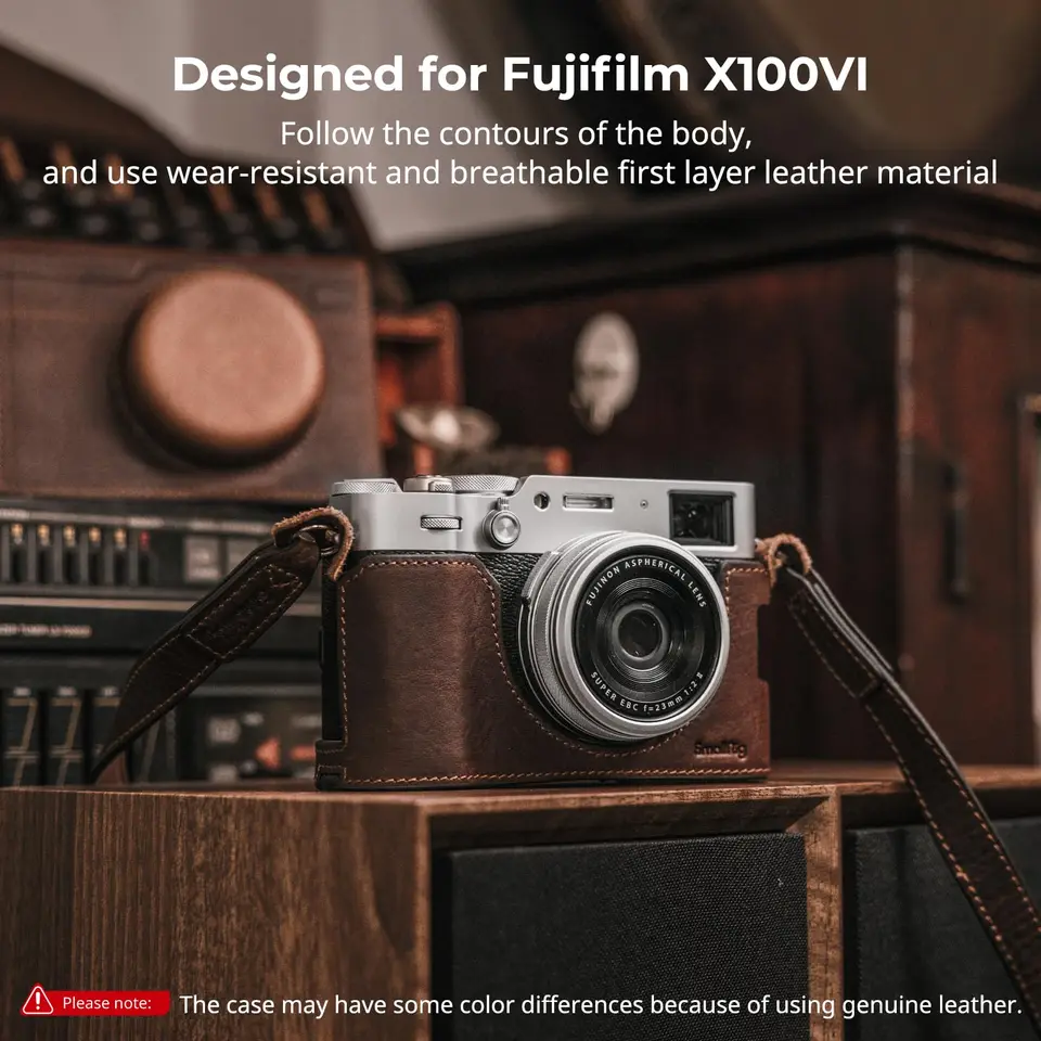 SmallRig X100VI レザーケースキット FUJIFILM X100VI 用、レザー