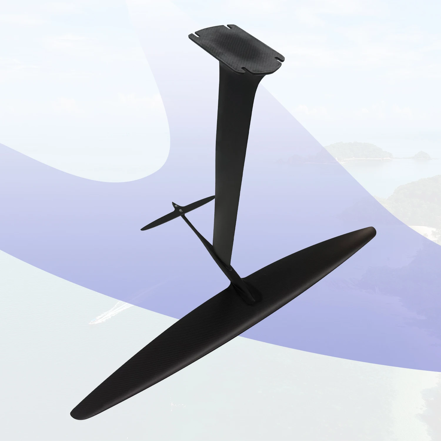 Serie de lámina de eje de fábrica PNG 1300, tabla de hidroala de carbono, lámina de ala delantera, bomba de surf Sup y hidroala de serie Glide