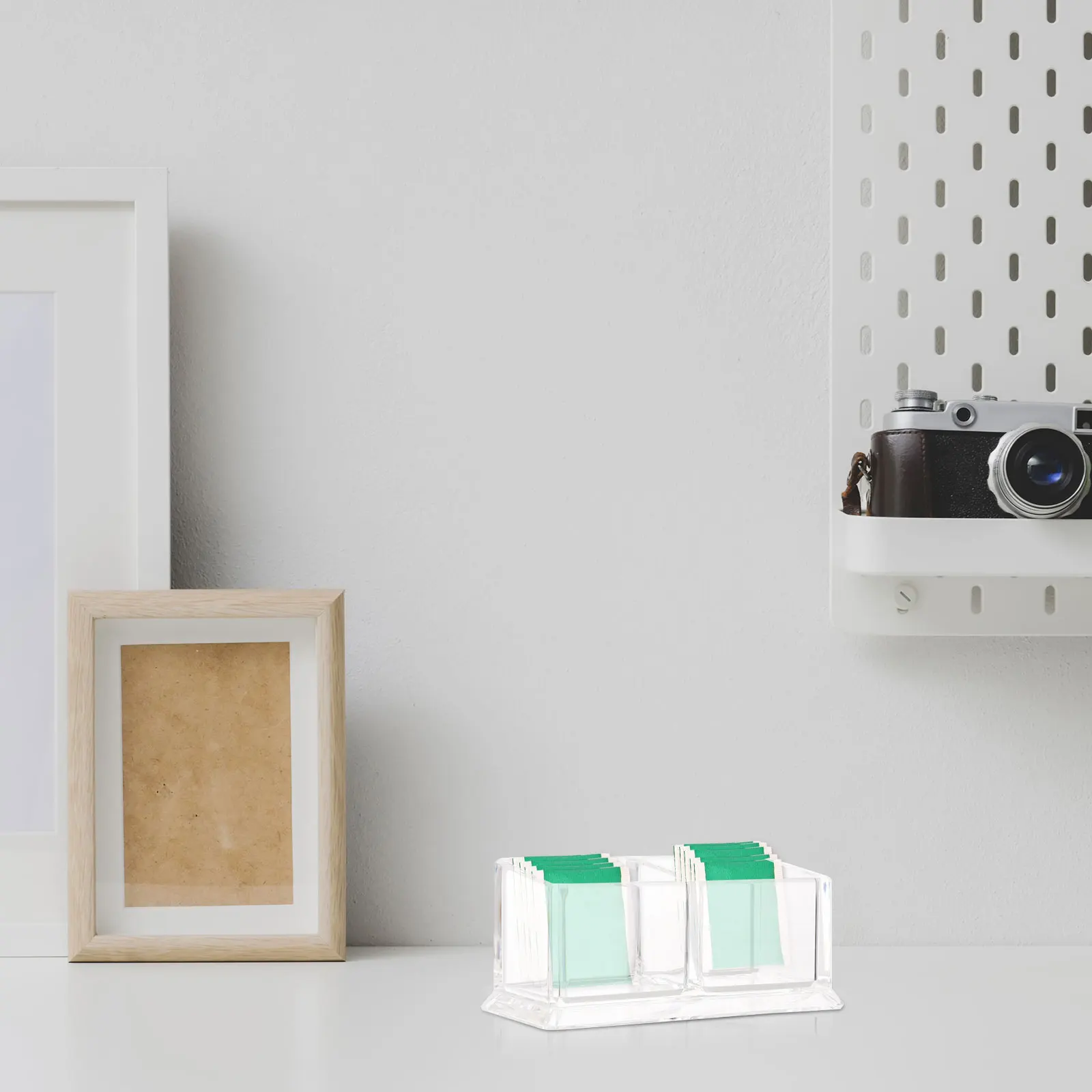 

Tea Bag Holder Acrylic Storage Boxes Homestay Case Novel Container Stylish Box Sugar Toothpick Candy Snacks Home Hotel Cafe