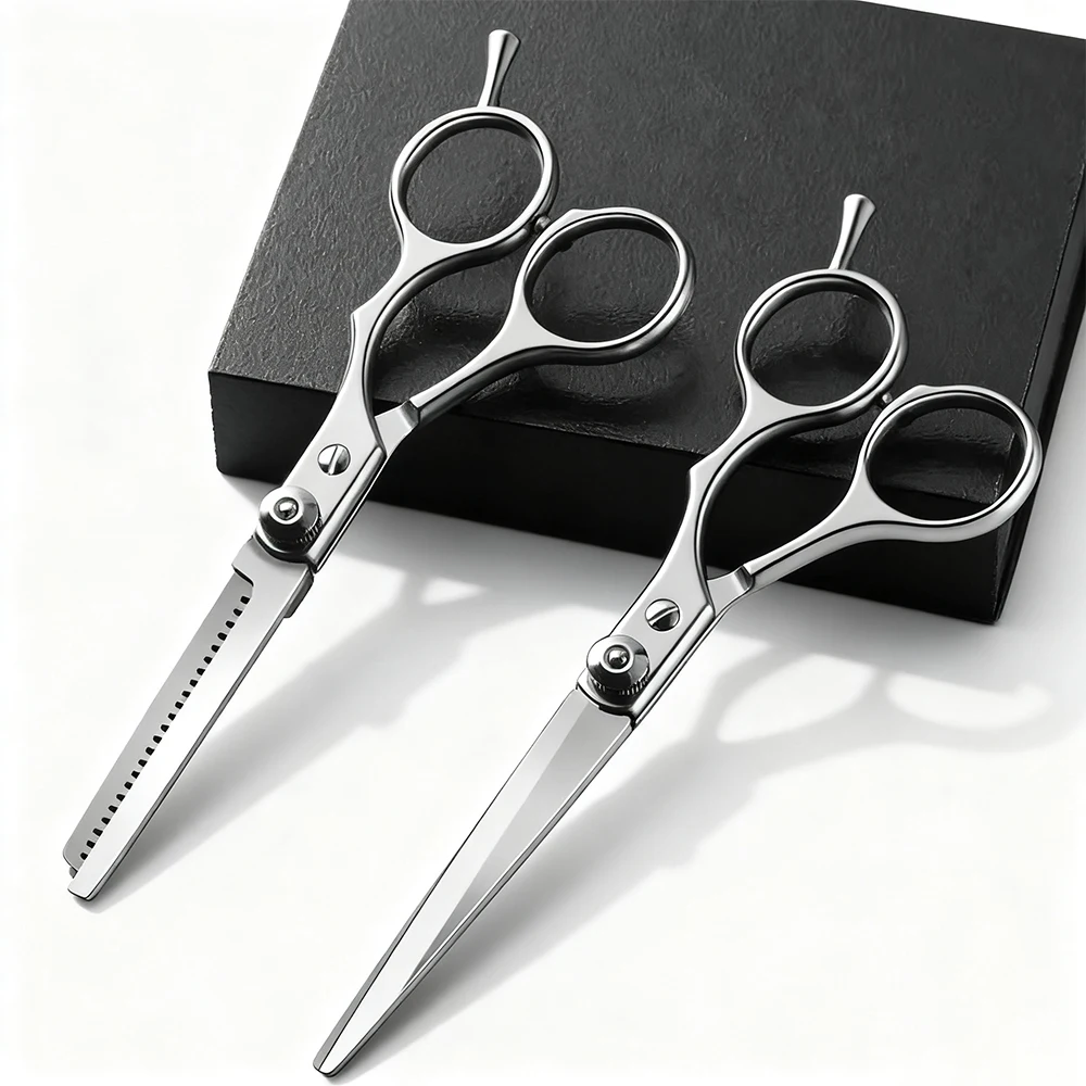

Professional hairdressing scissors barber accesories Hair Thinning Cut Metal Scissors Tooth Shears Styling Tool cutting scissors