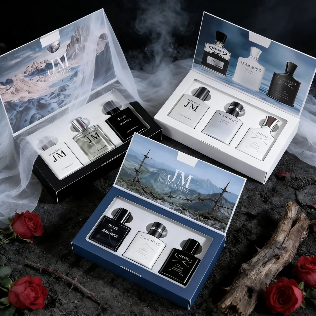 

Gift Set 3x30ml: Men's Wild Eau De Toilette. Long-Lasting Scent, Masculine Charm for Daily Use & Special Occasions.