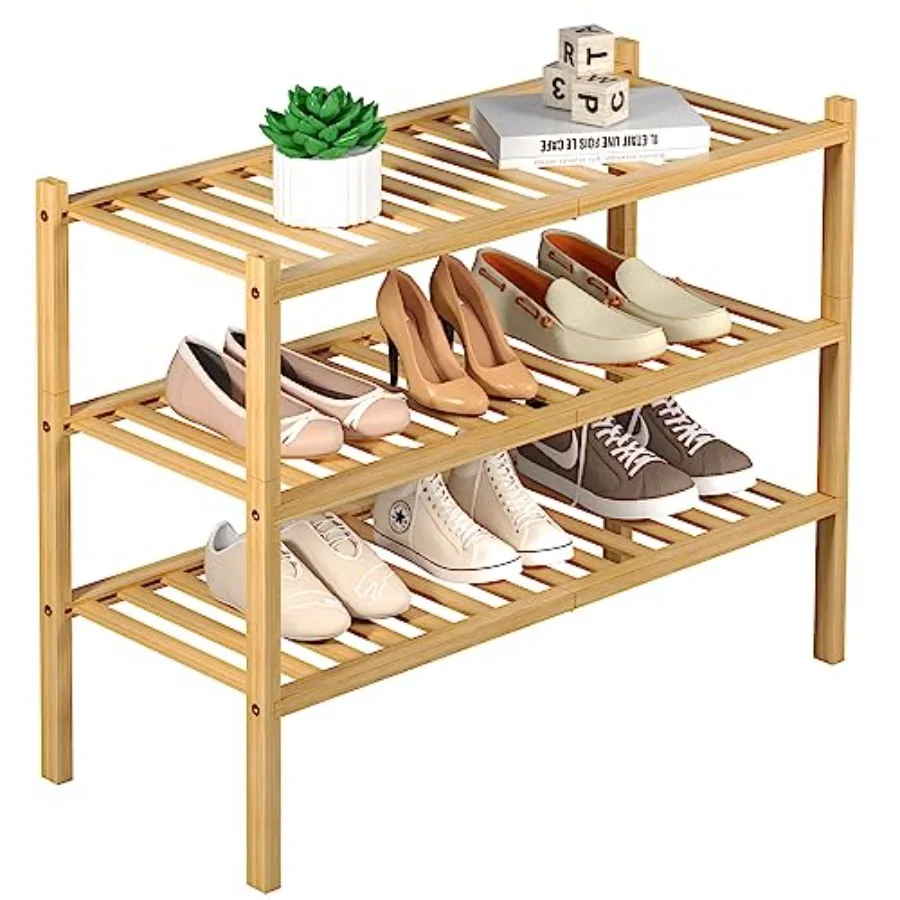Bamboo Shoe Rack Fo…