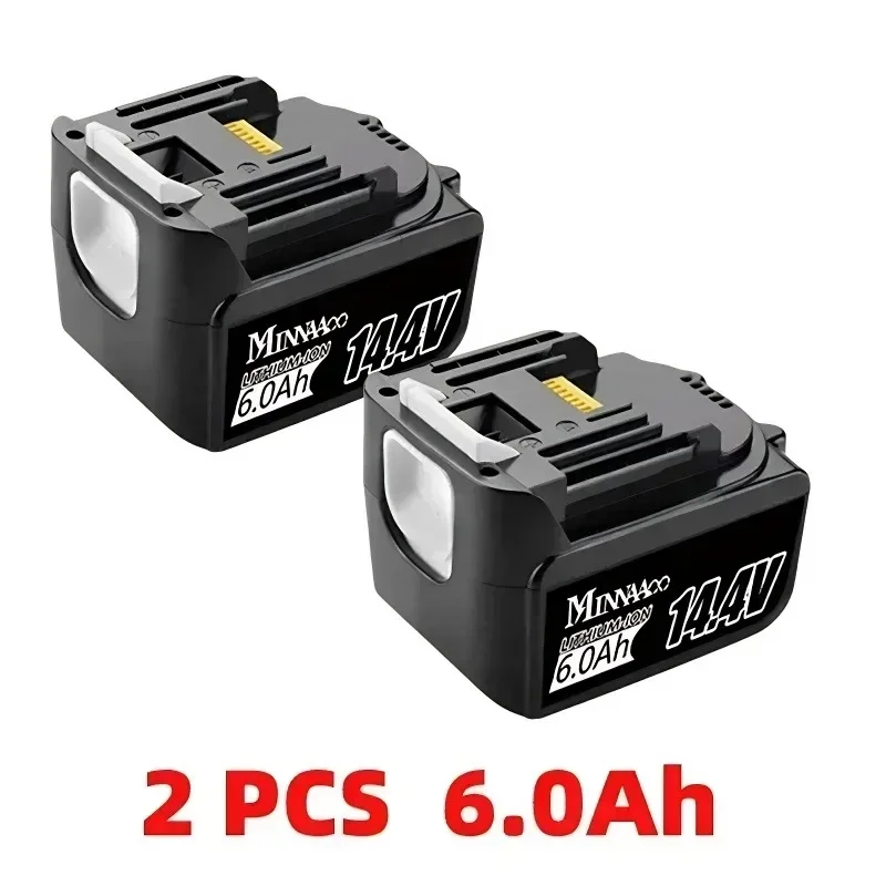 ? Nieuwe 14.4V Originele voor Makita Elektrisch Gereedschap 6.0Ah BL1460 BL1430 1415 194066-1,6.0Ah Oplaadbare Li-Ion Makita Batterijen