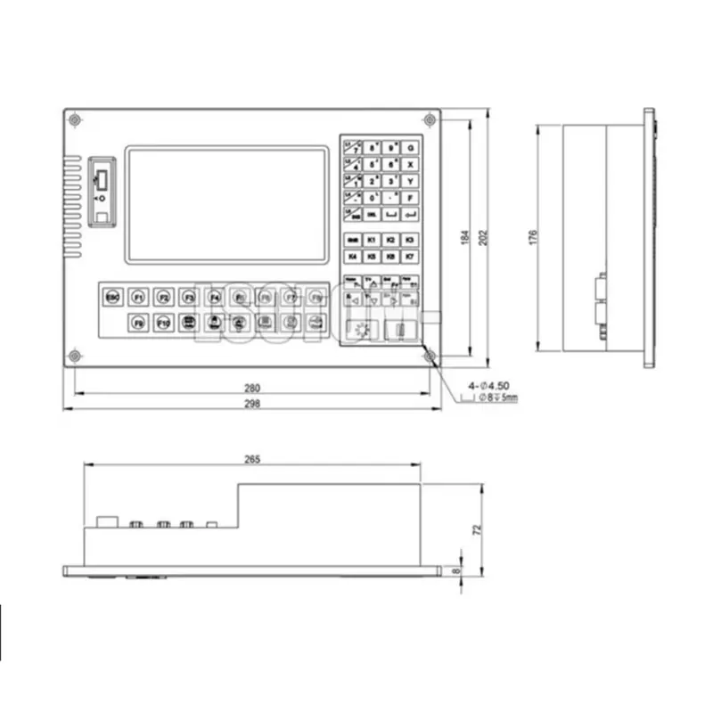 Nuevo CC-S3C/4C sistema de control de corte CNC de llama de plasma de 2 ejes SH2012 es adecuado para corte de planos de plasma