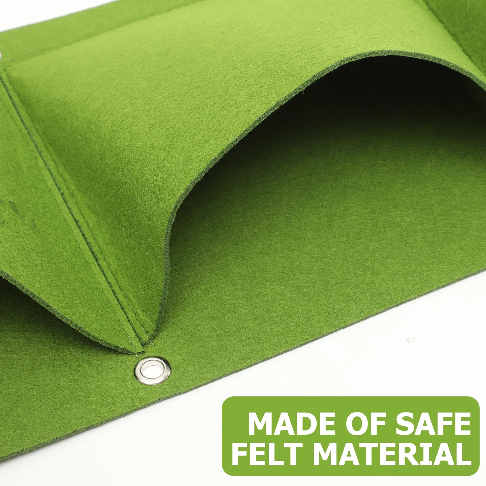 4 قطعة حقيبة زرع ورأى الجدار الشنق تنمو حقيبة قابلة لإعادة الاستخدام أواني الحضانة للخضروات الزهور حديقة في الشرفة الحاويات