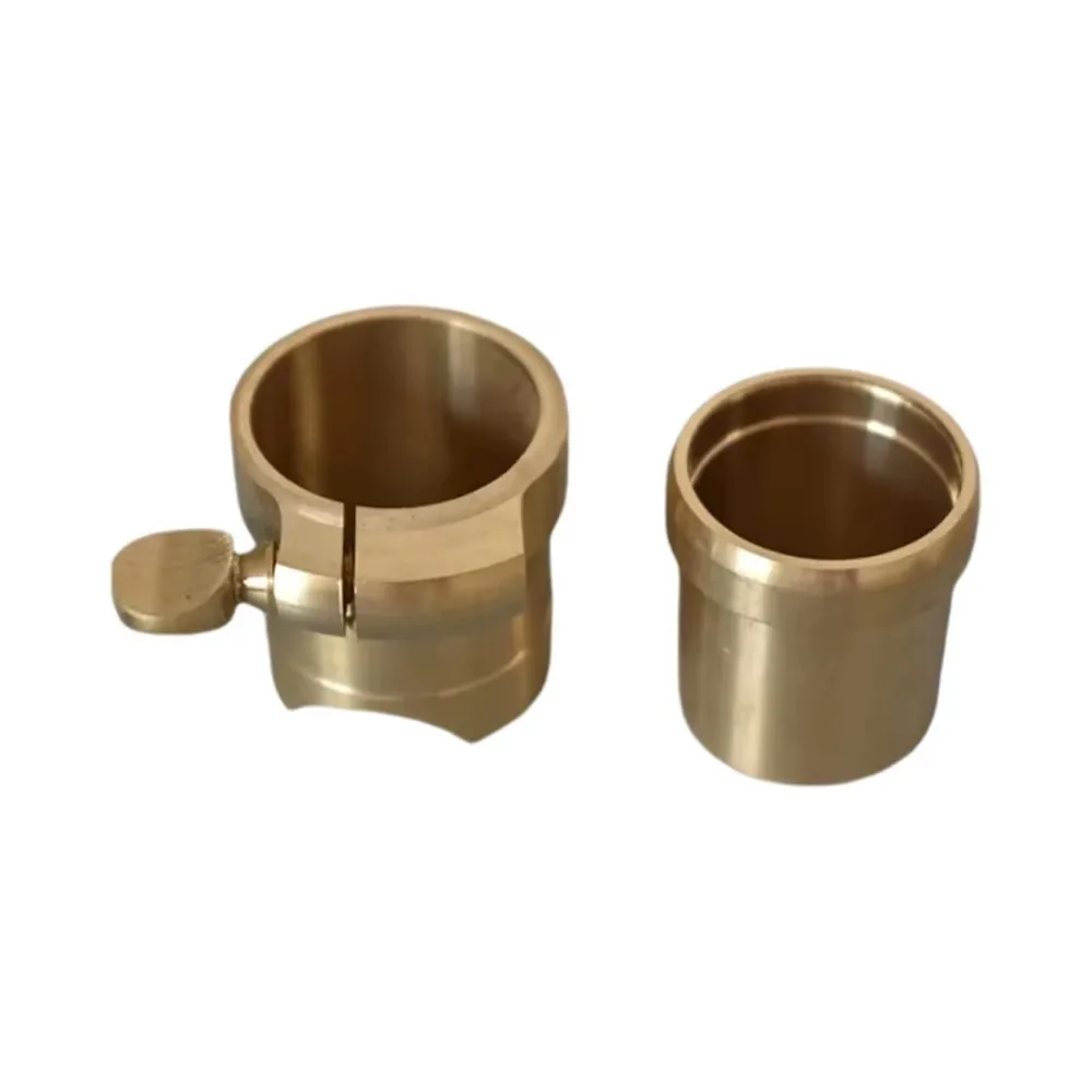 2Pcs Brass Alto Saxophone Neck Socket Connector Set Wind Instrument Replacement Repair Accessories