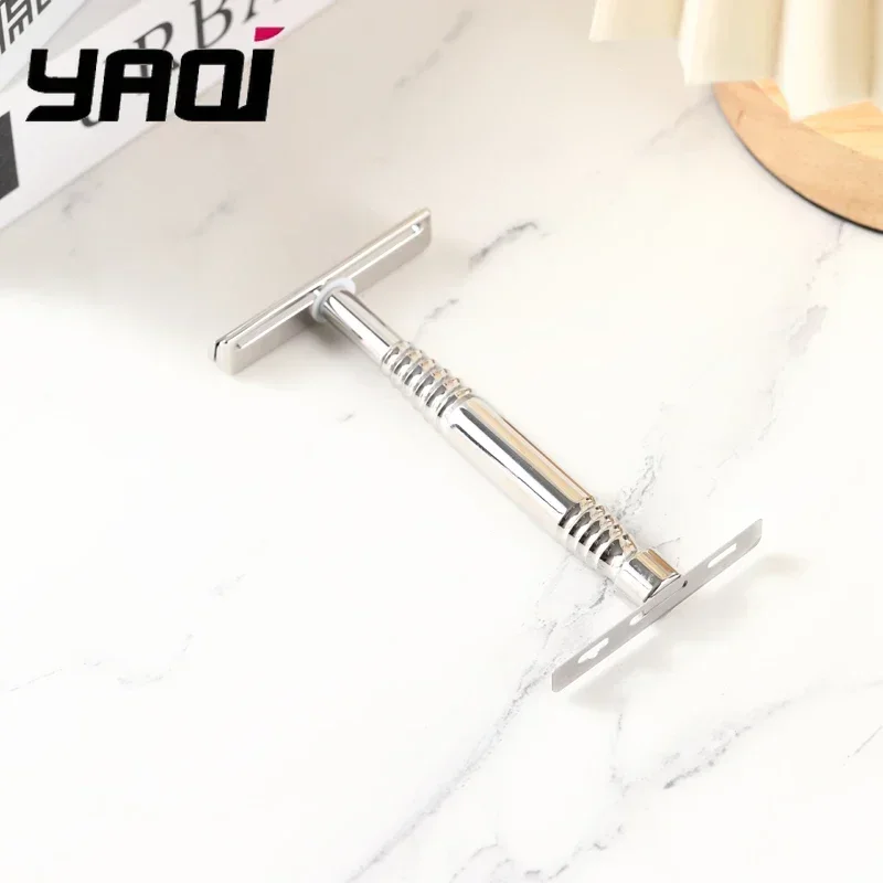 2026 YAQI Romulus Razor with Magnet Stainless Steel Double Edge Safety Razor for Men And Women Classic Handle